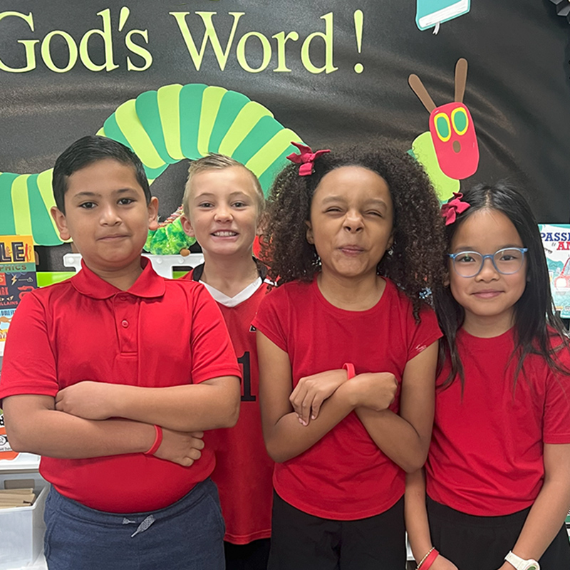 5 young children