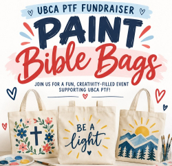 PTF Fundraiser: Paint Bible Bags